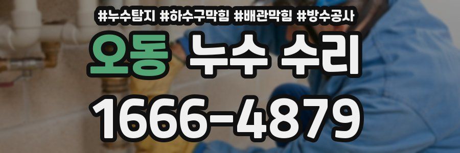 오동 누수 수리