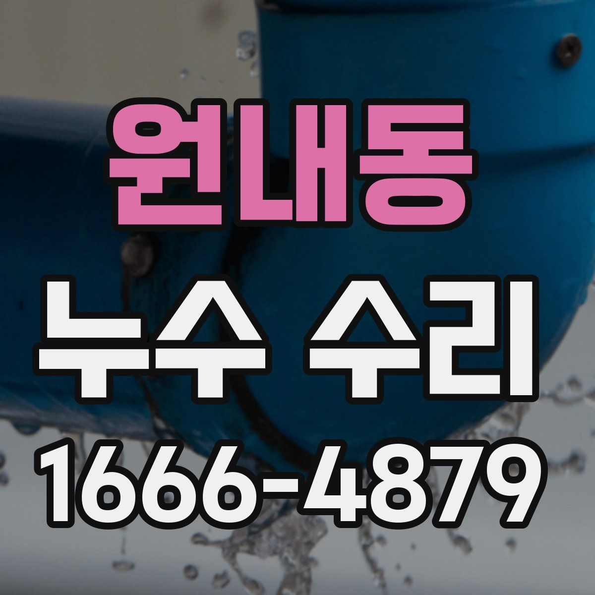 원내동 누수 수리