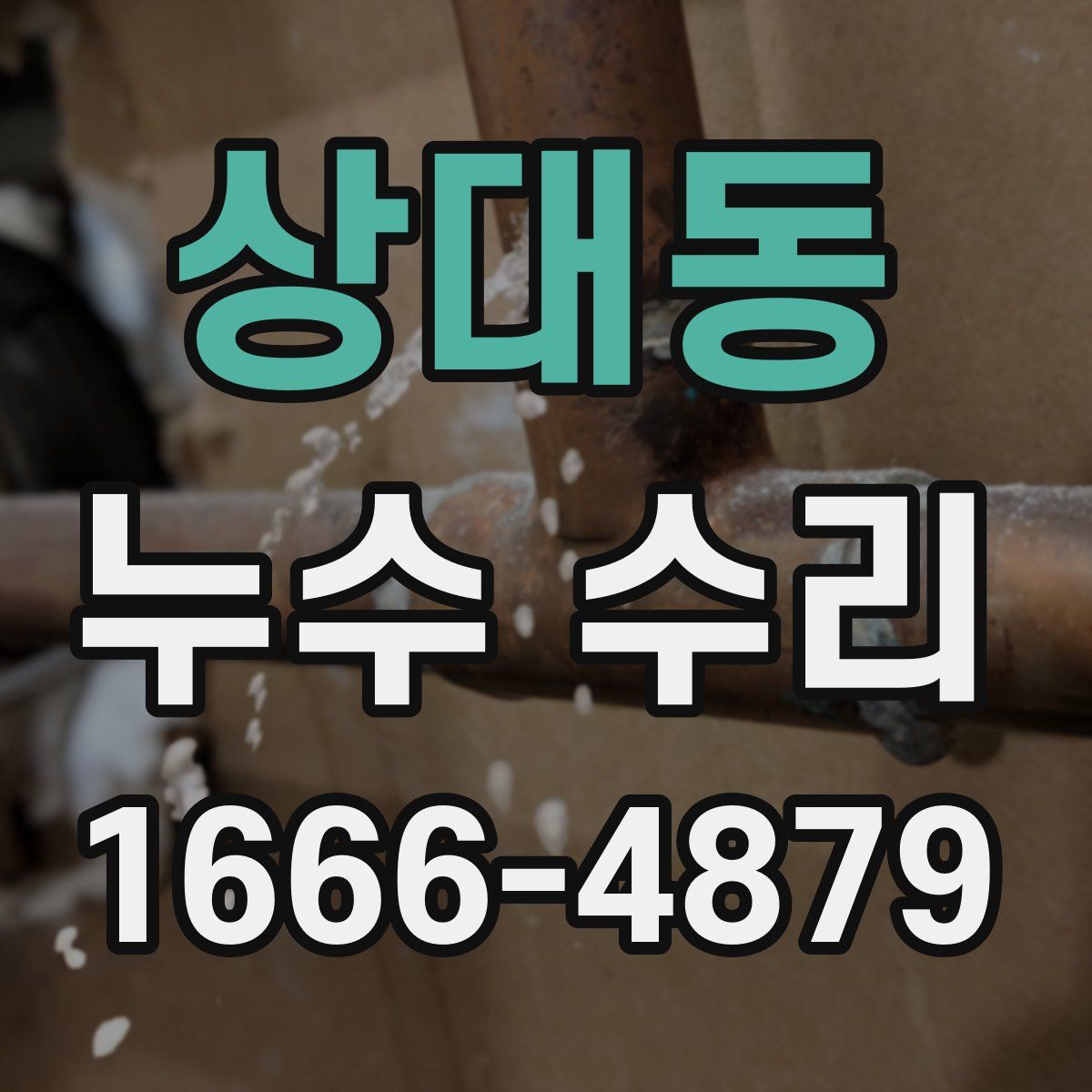 상대동 누수 수리
