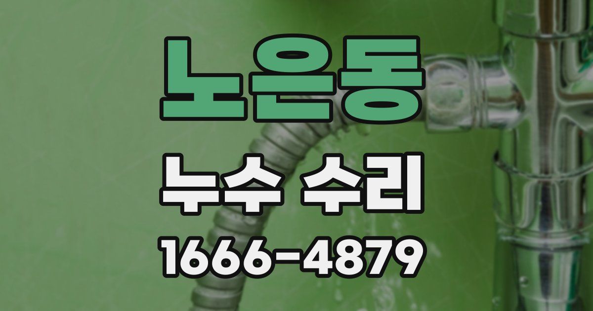 노은동 누수 수리