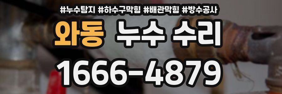 와동 누수 수리
