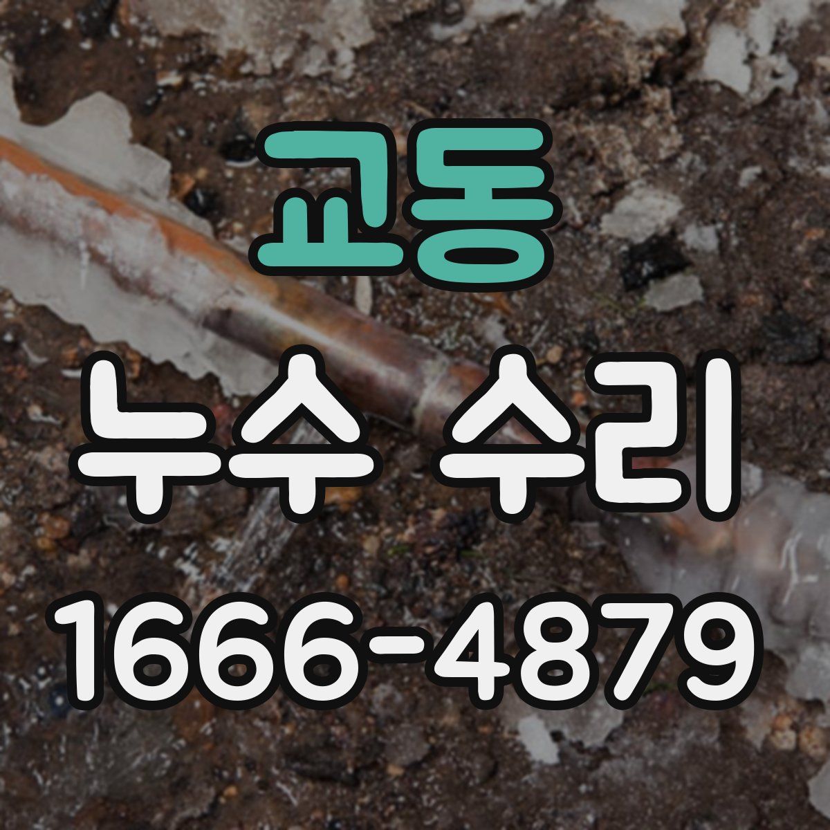 교동 누수 수리