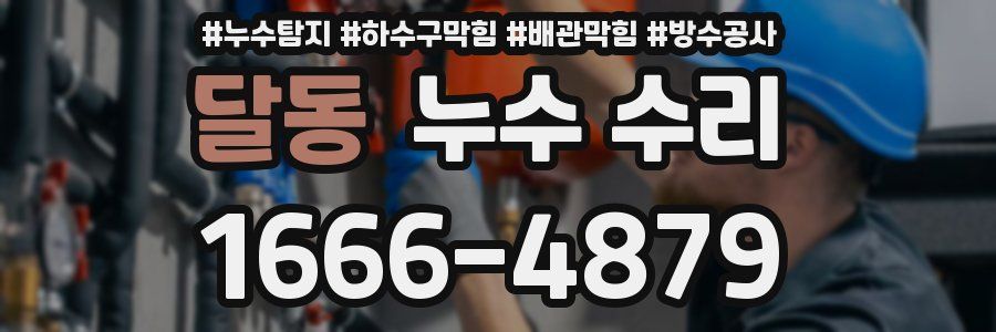 달동 누수 수리