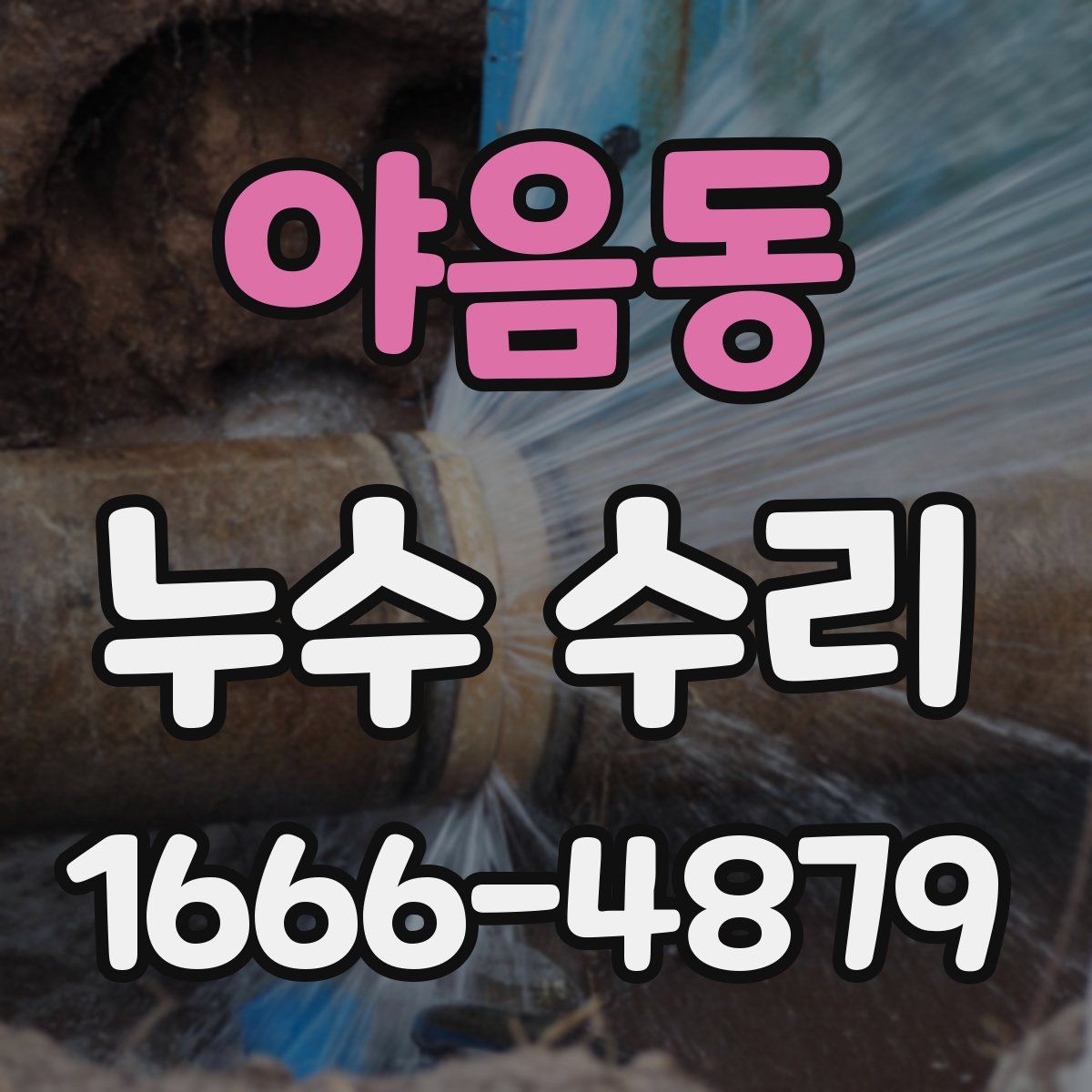 야음동 누수 수리