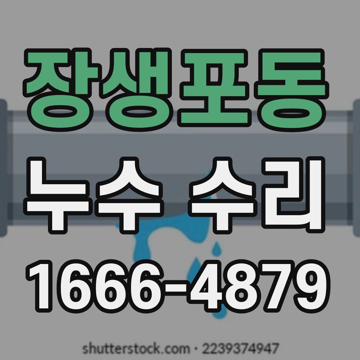 장생포동 누수 수리