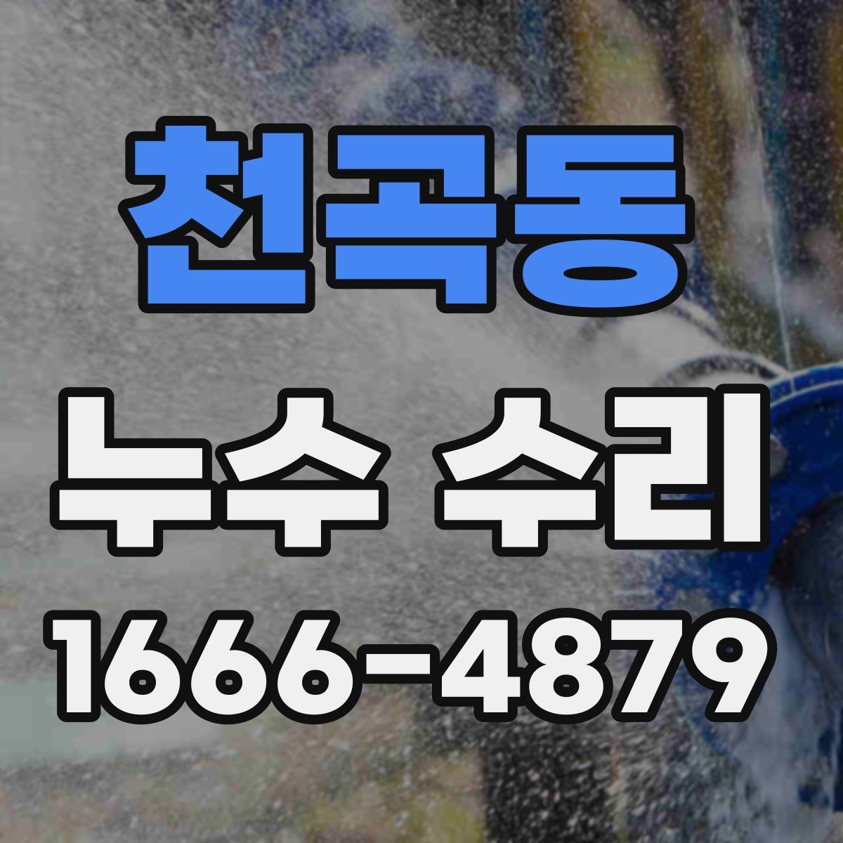 천곡동 누수 수리