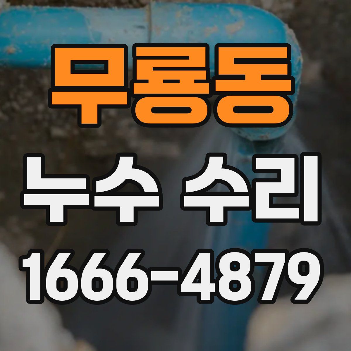 무룡동 누수 수리