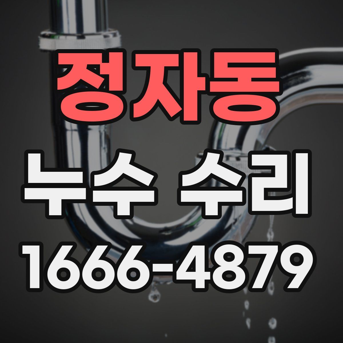 정자동 누수 수리
