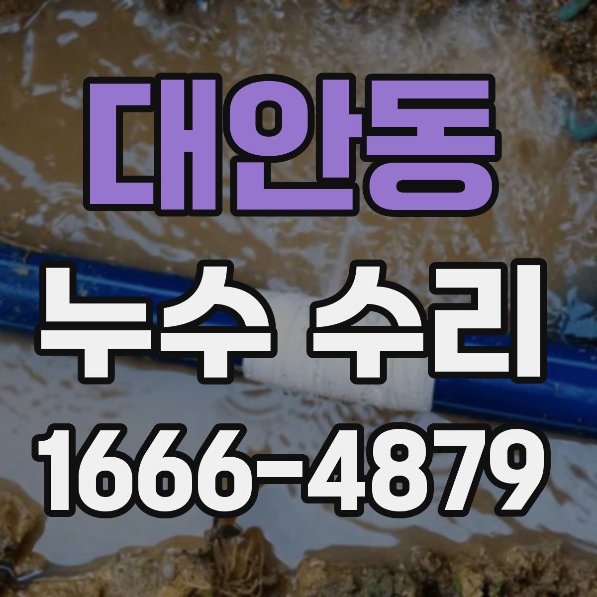 대안동 누수 수리