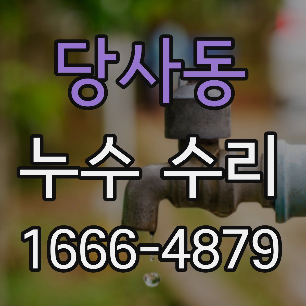 당사동 누수 수리