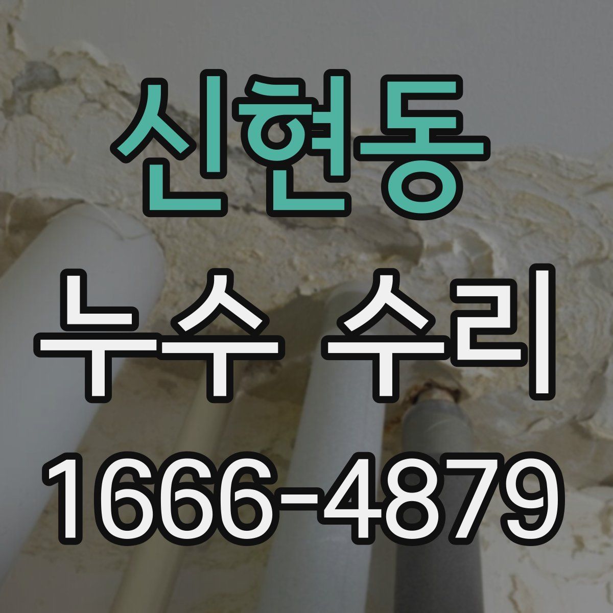 신현동 누수 수리