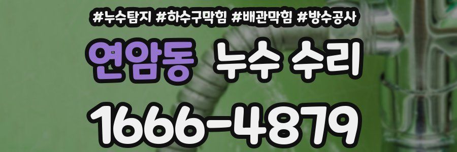 연암동 누수 수리
