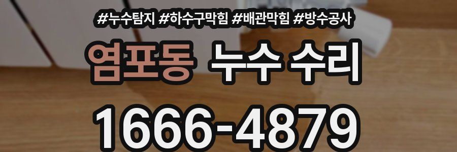 염포동 누수 수리
