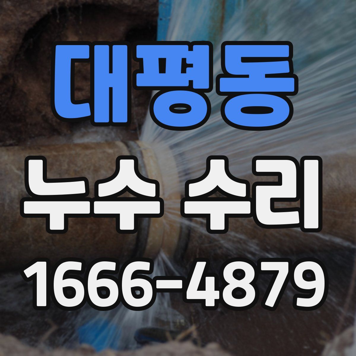 대평동 누수 수리