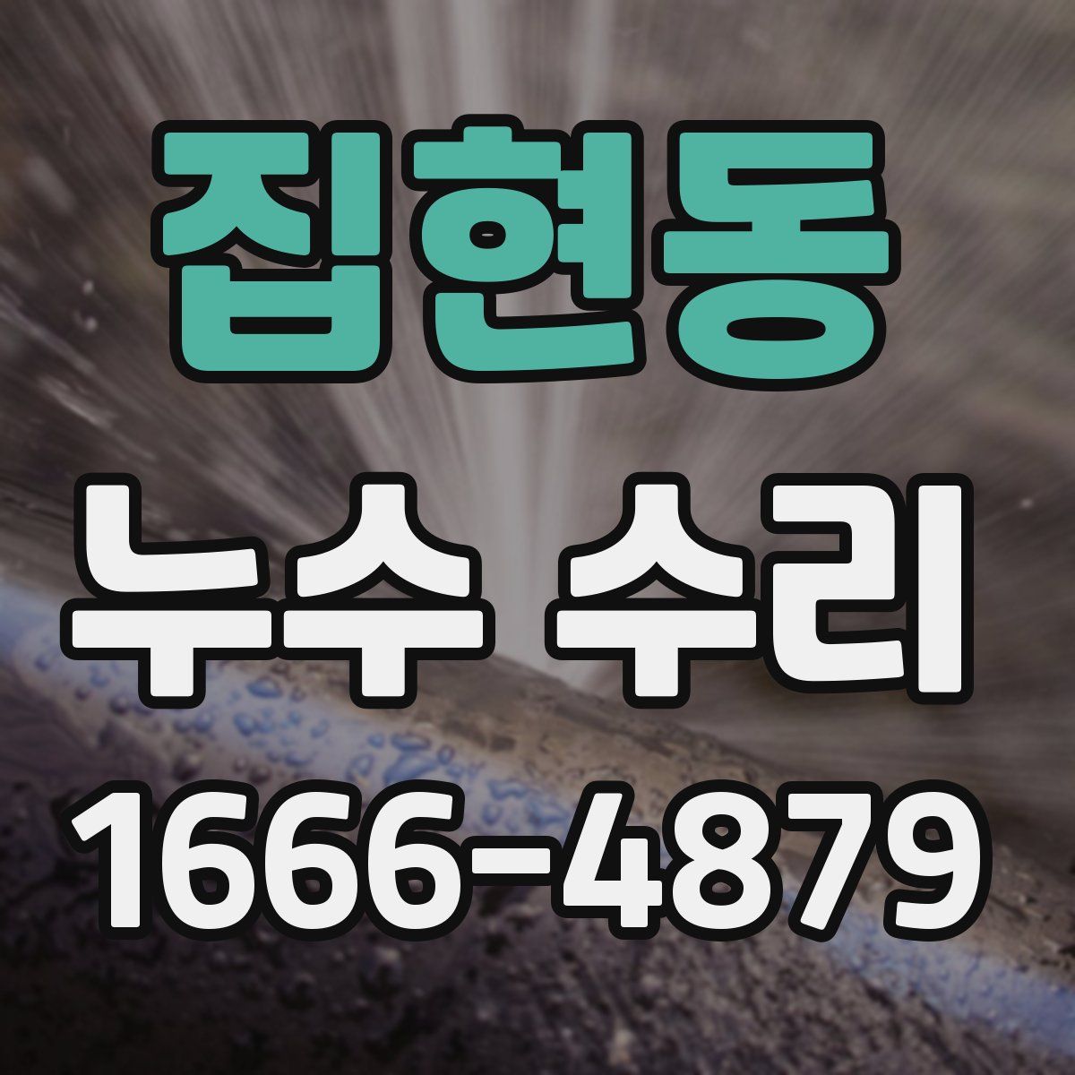 집현동 누수 수리