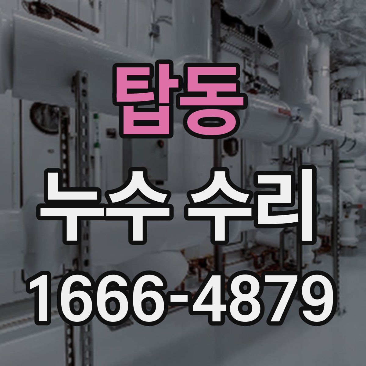 탑동 누수 수리