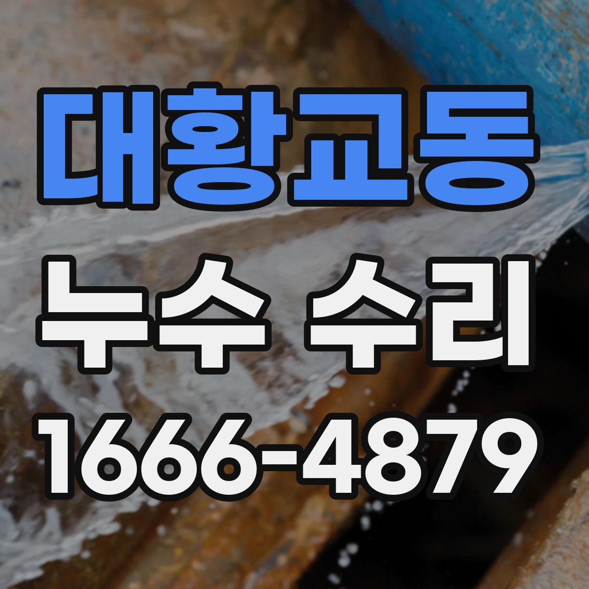 대황교동 누수 수리