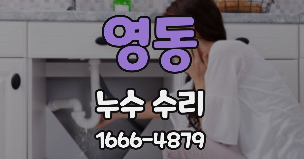 영동 누수 수리