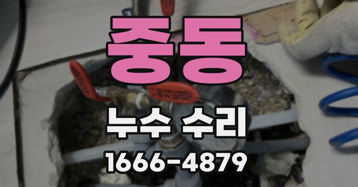 중동 누수 수리