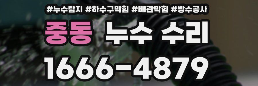 중동 누수 수리