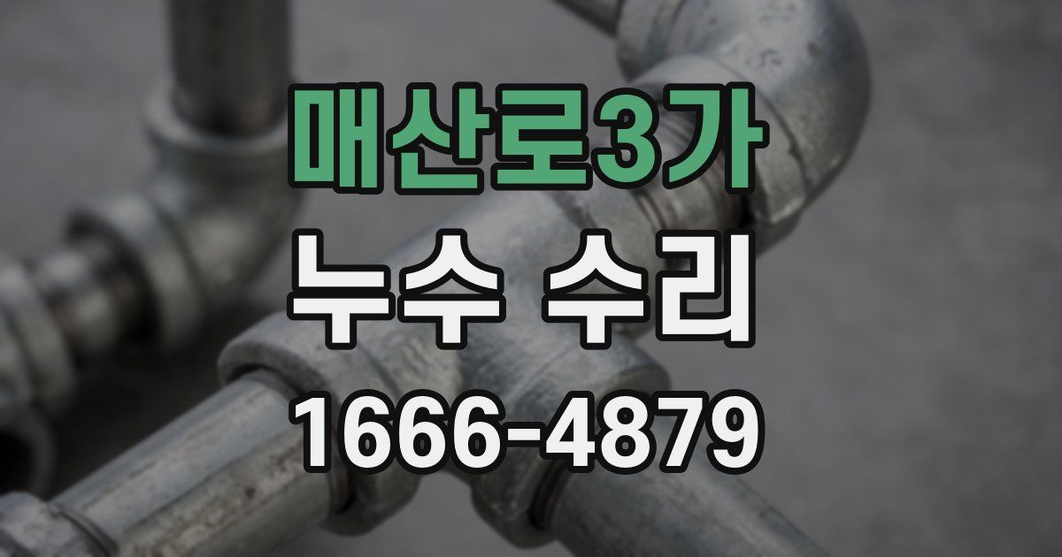 매산로3가 누수 수리