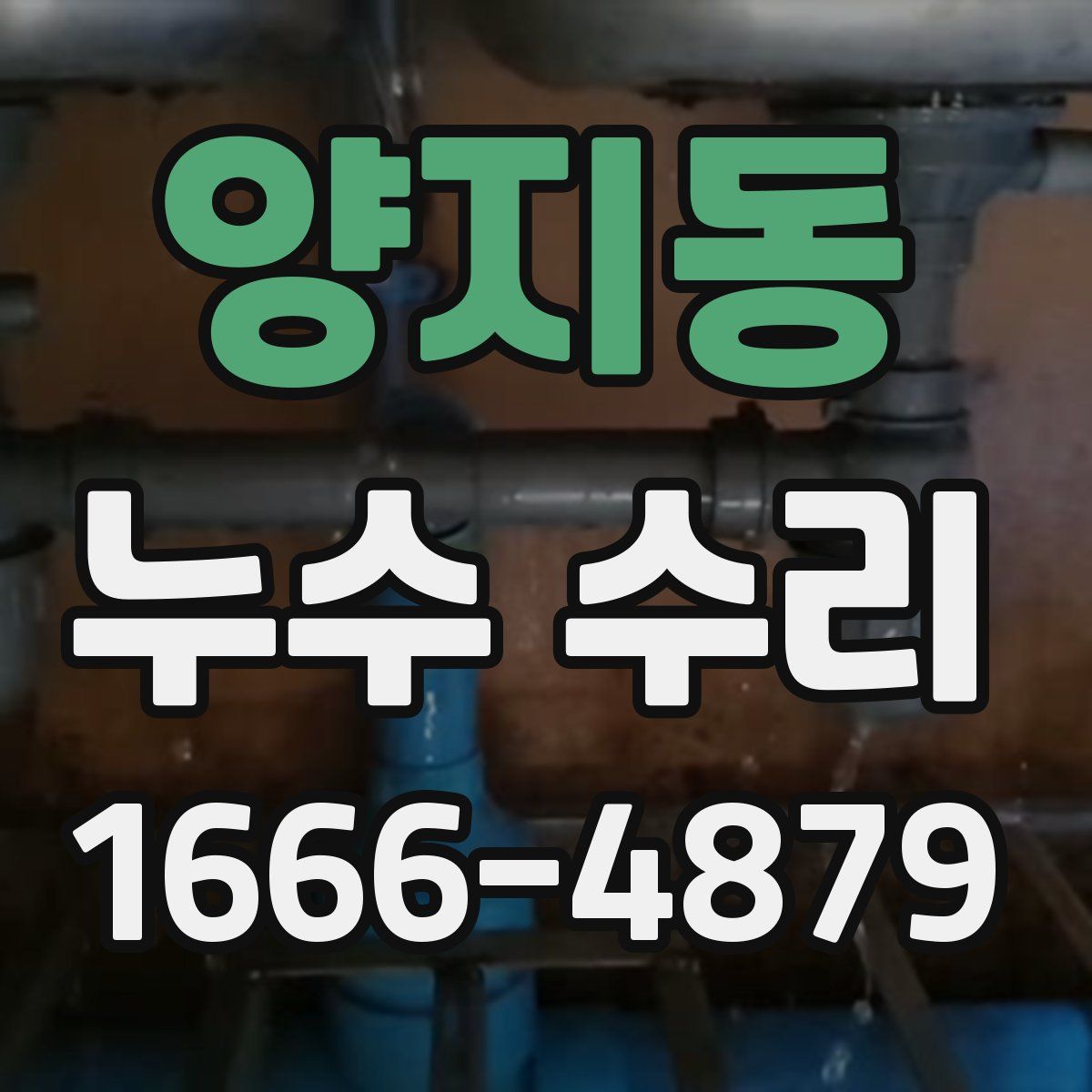 양지동 누수 수리