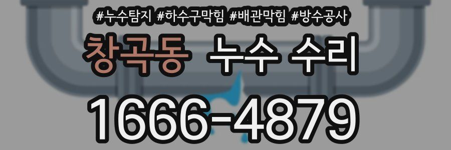 창곡동 누수 수리