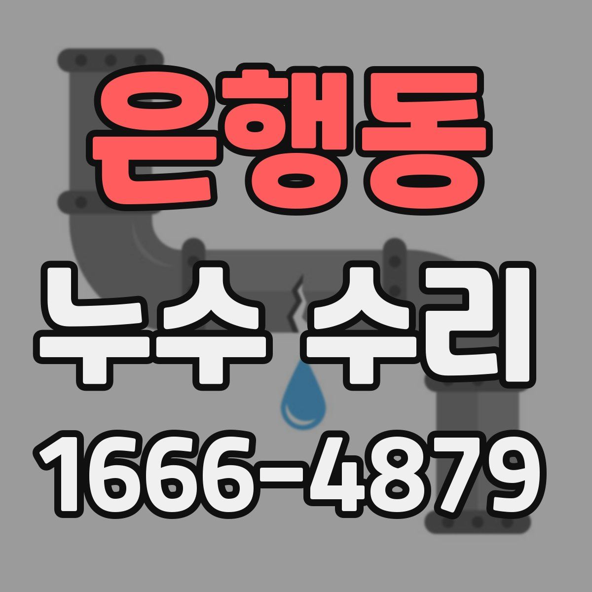 은행동 누수 수리