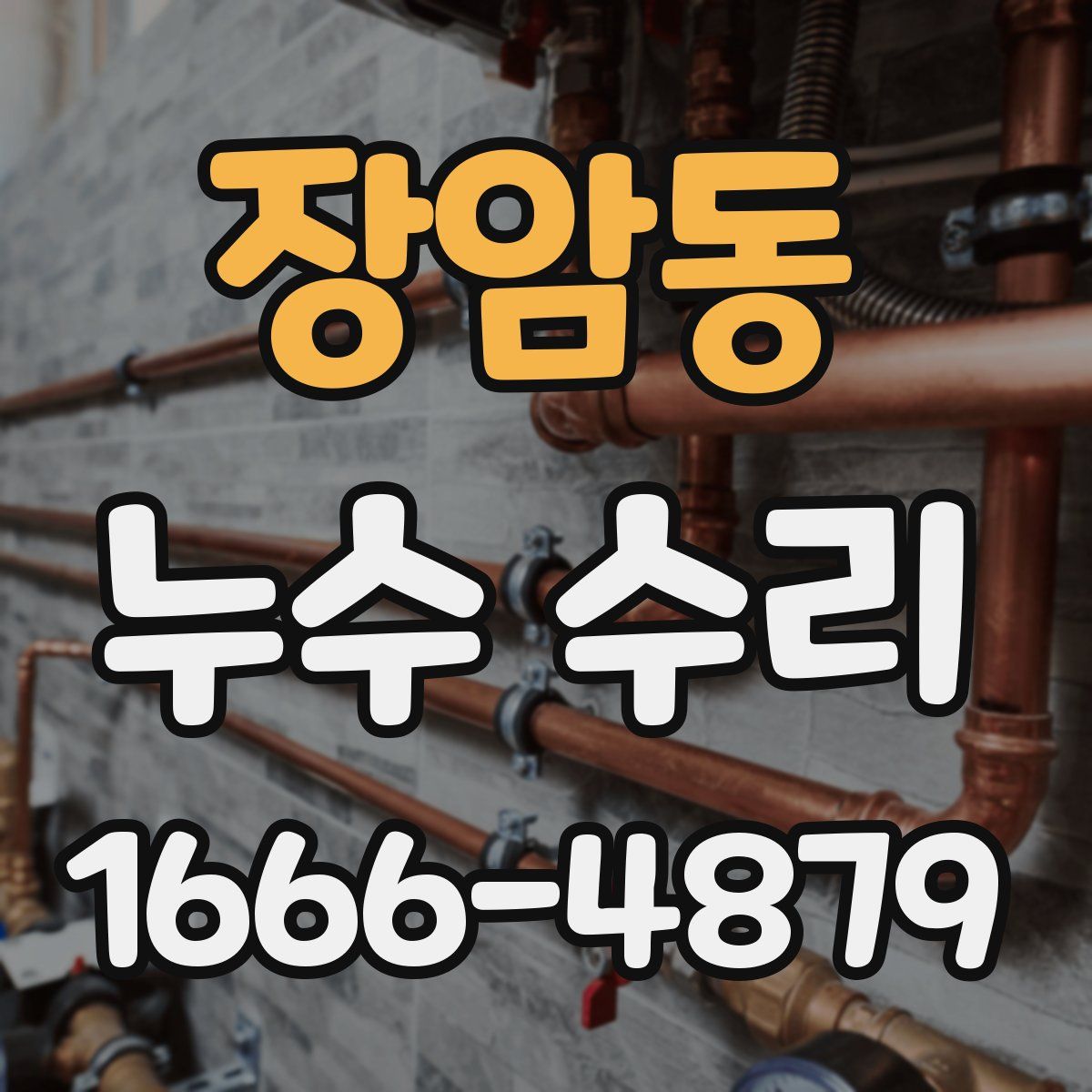 장암동 누수 수리