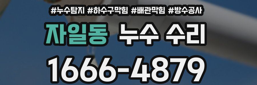 자일동 누수 수리
