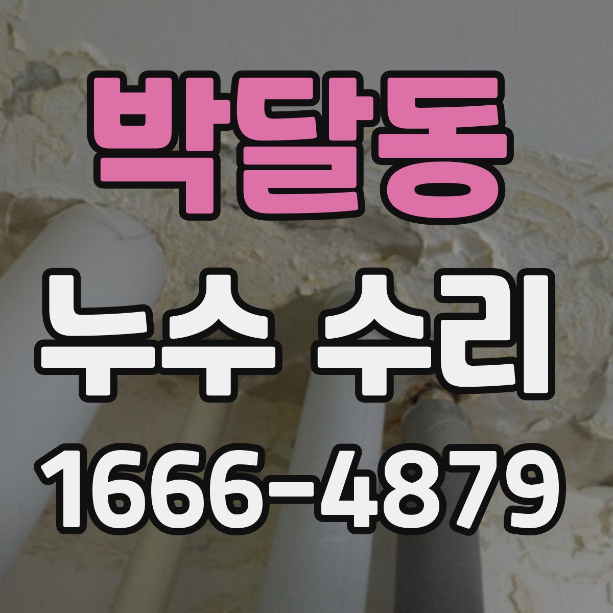 박달동 누수 수리