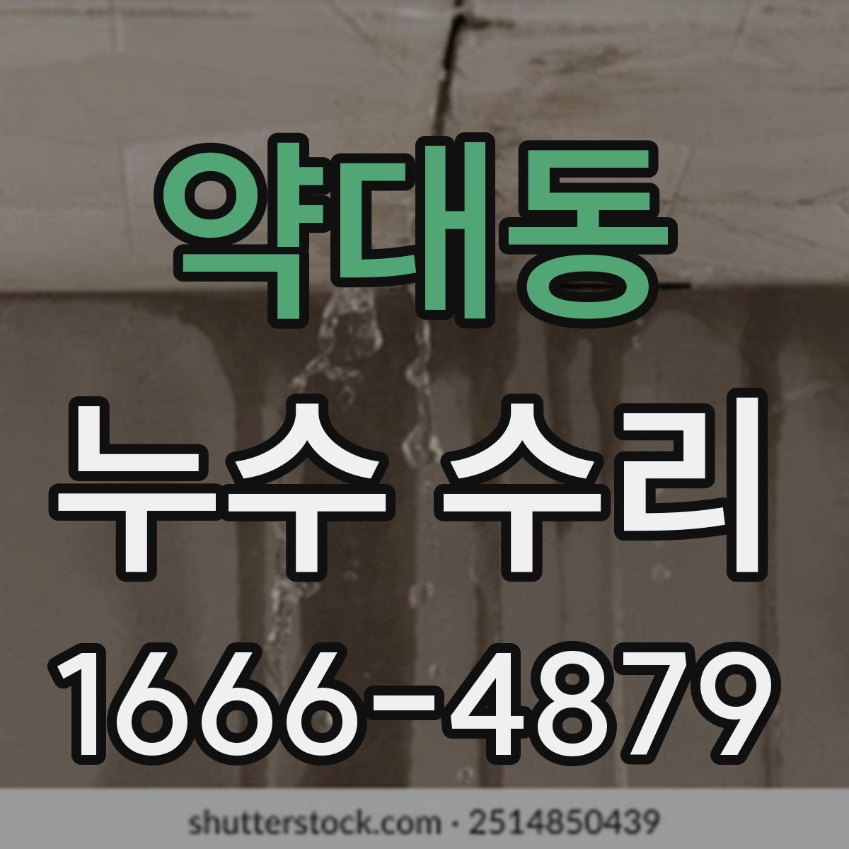 약대동 누수 수리