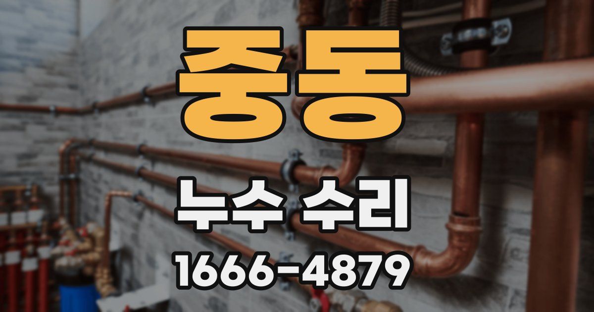 중동 누수 수리