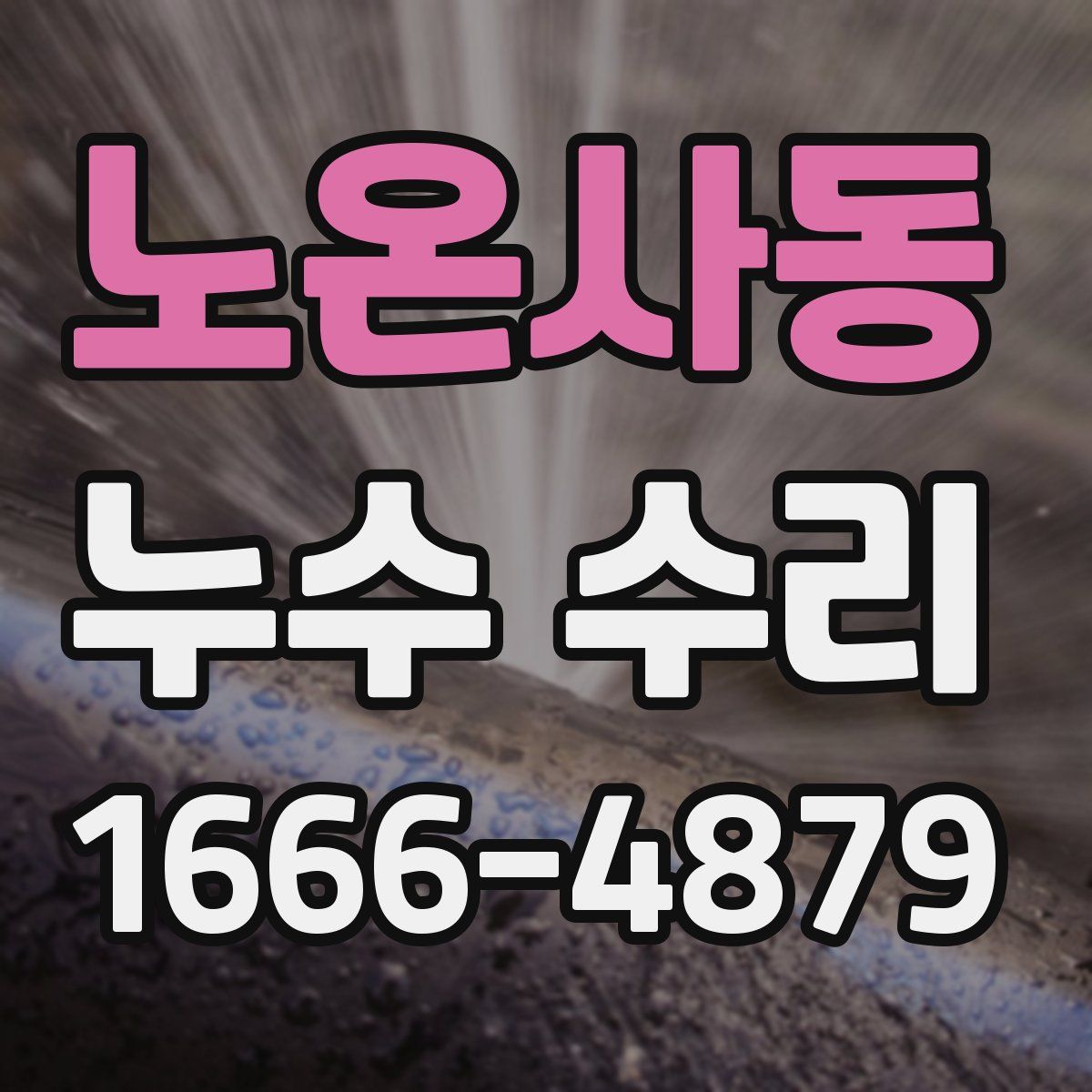 노온사동 누수 수리