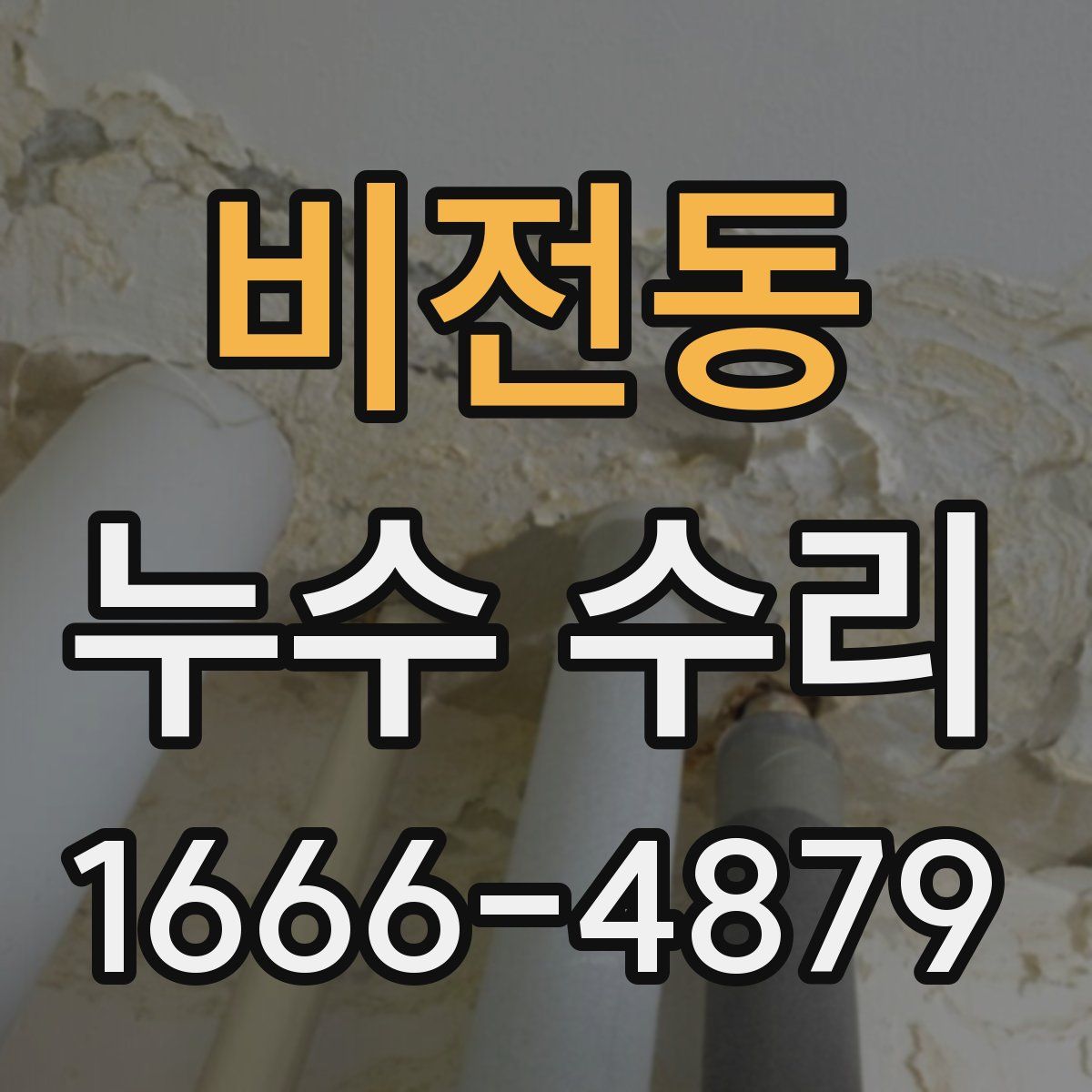 비전동 누수 수리