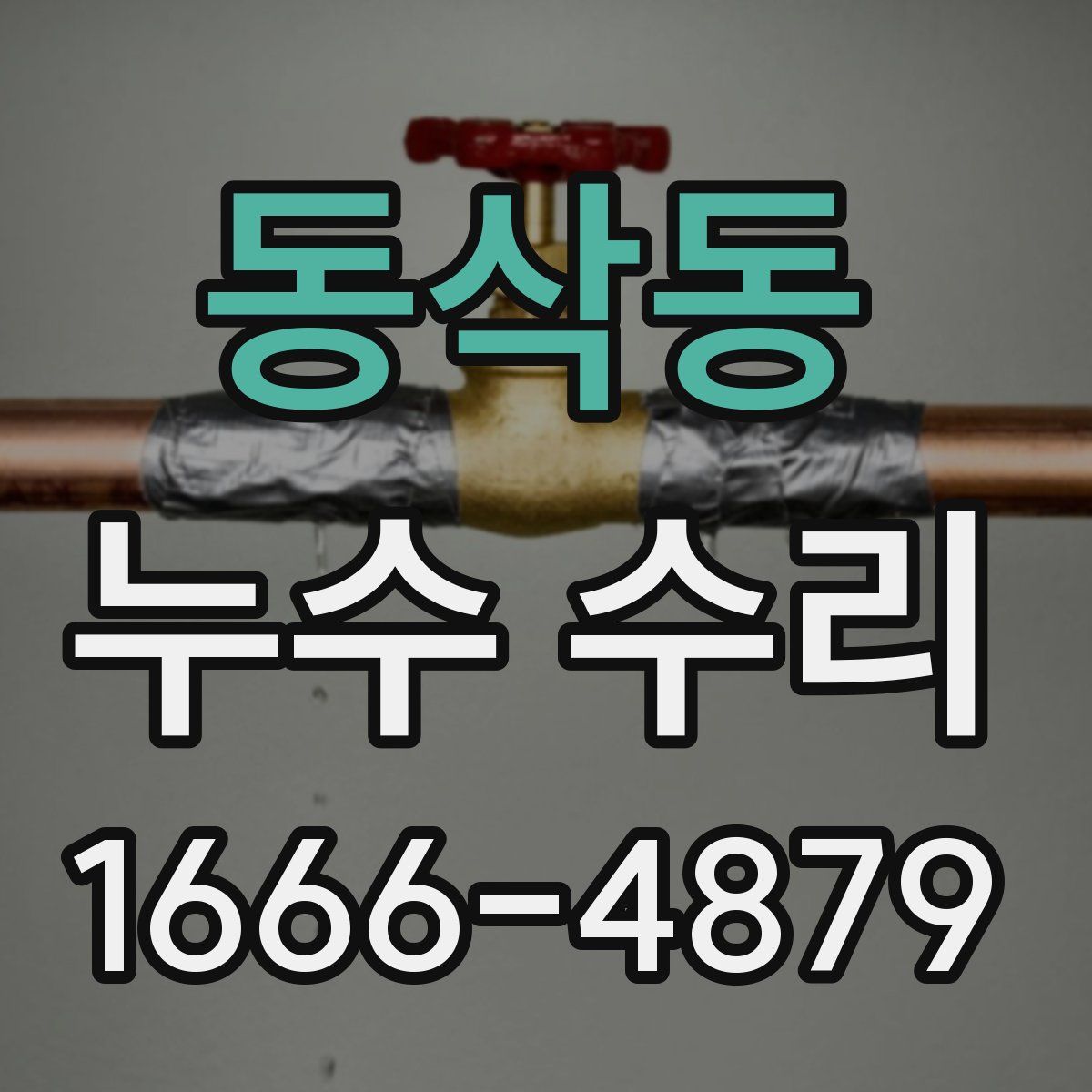 동삭동 누수 수리