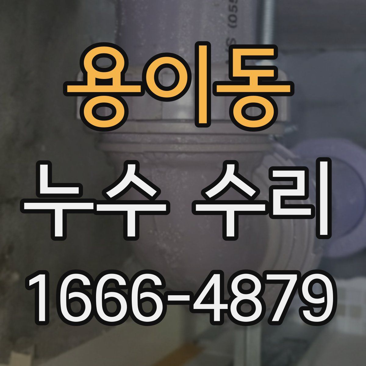 용이동 누수 수리