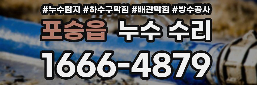 포승읍 누수 수리