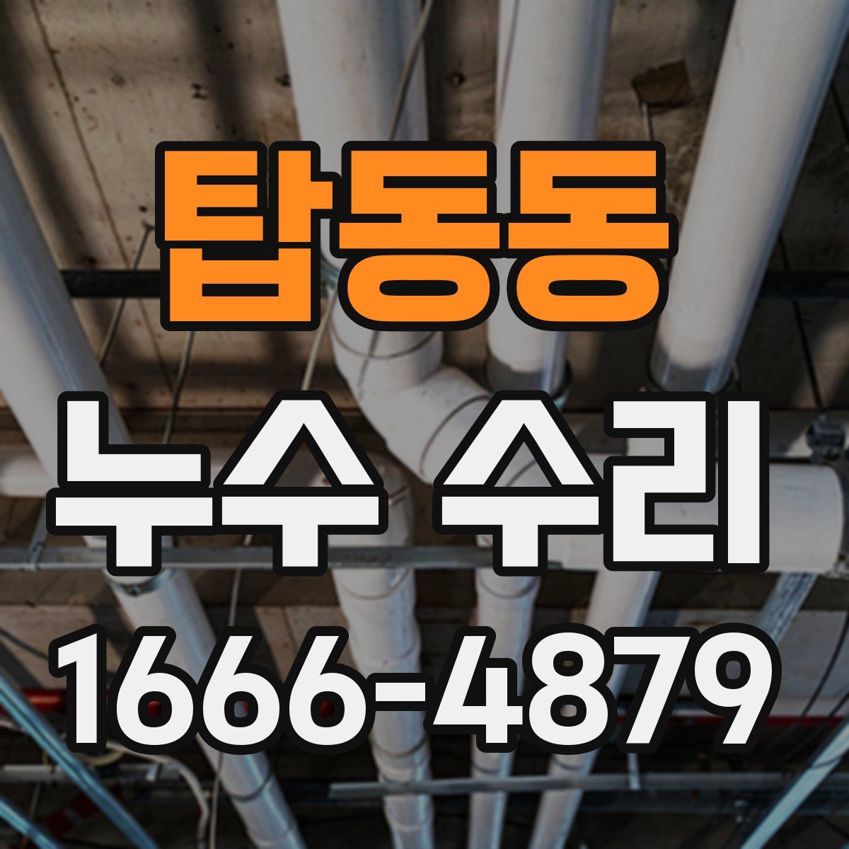 탑동동 누수 수리