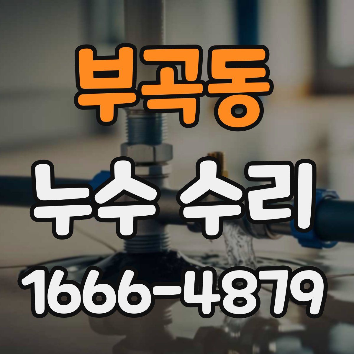 부곡동 누수 수리