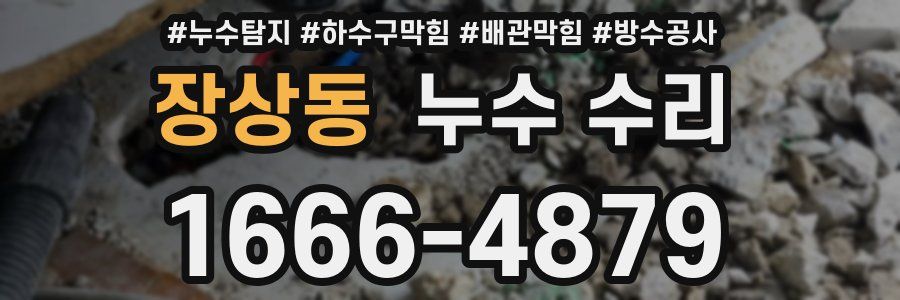 장상동 누수 수리