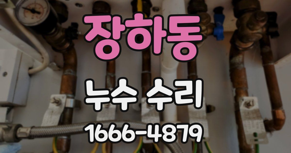 장하동 누수 수리