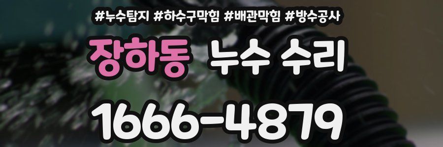 장하동 누수 수리