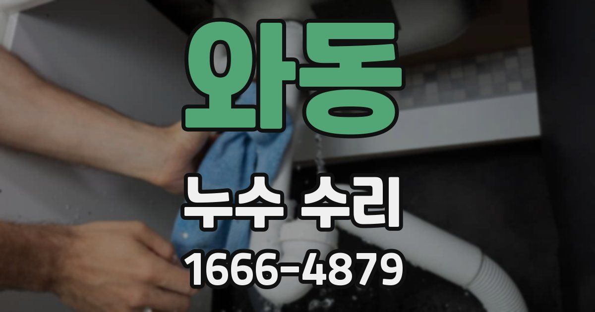 와동 누수 수리