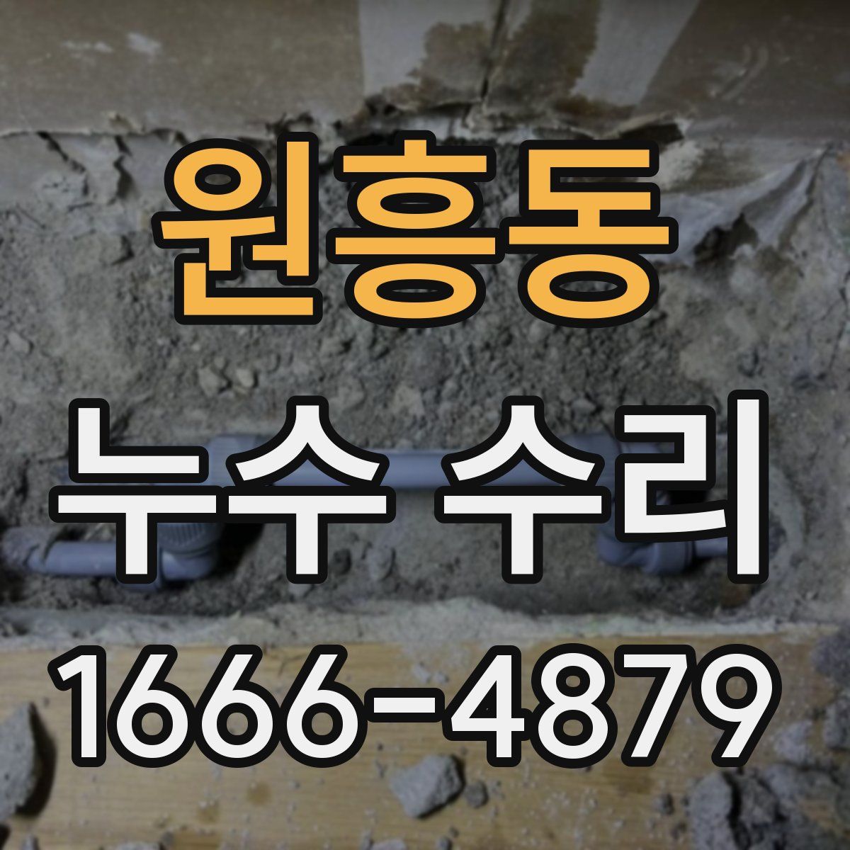 원흥동 누수 수리