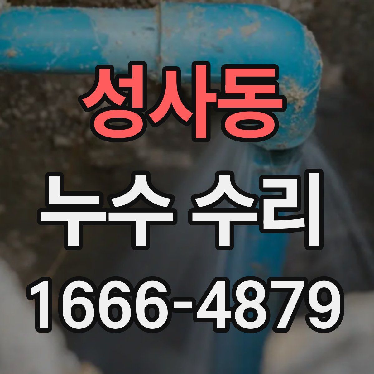 성사동 누수 수리
