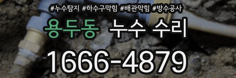 용두동 누수 수리