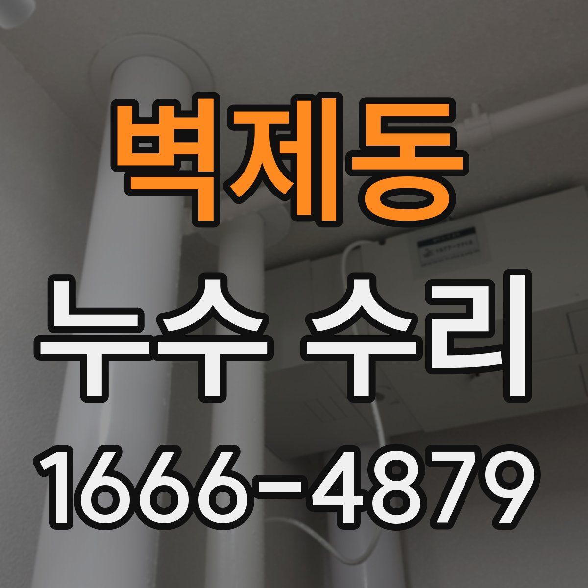 벽제동 누수 수리