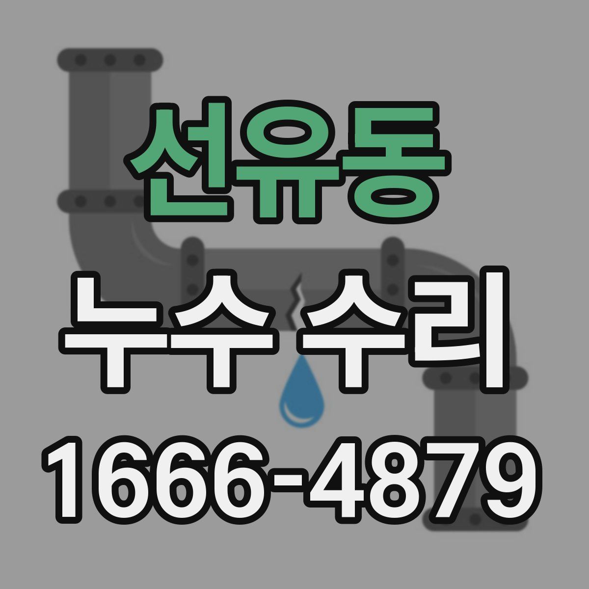 선유동 누수 수리