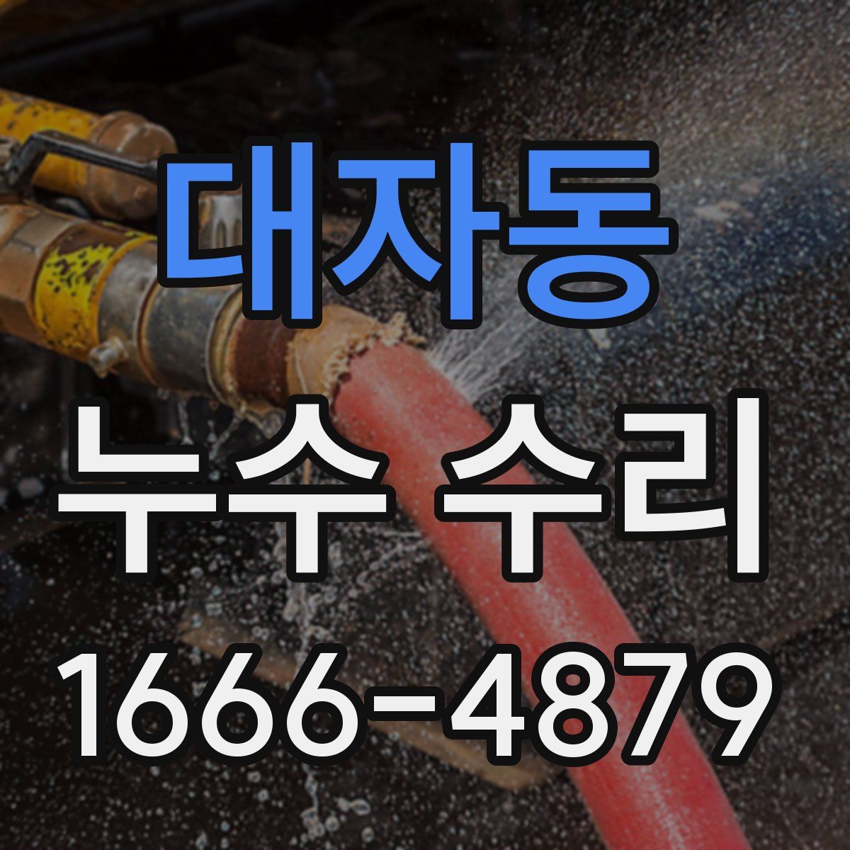 대자동 누수 수리